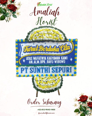 Papan Bunga Duka di Laguboti