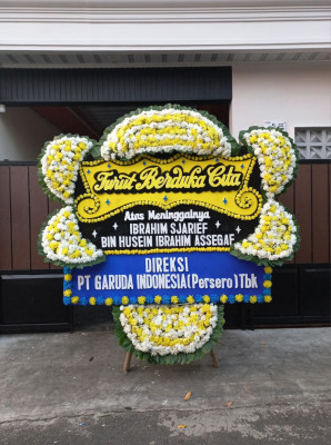 Papan Bunga Duka di Laguboti