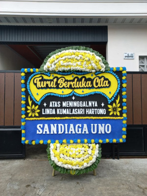 Papan Bunga Duka di Laguboti